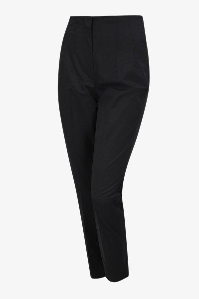 Trousers with high waistband