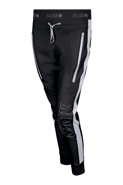 Noble jogging pants with mesh side stripes