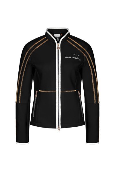 Stretch jacket with fashionable seam