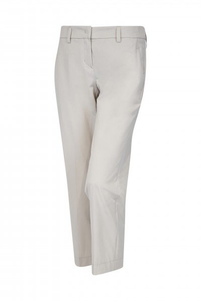 7/8 trousers made of shimmering stretch fabric