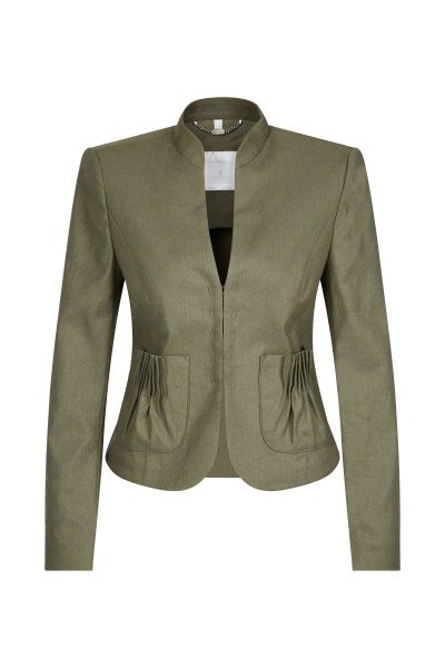 Feminine stand-up collar jacket 