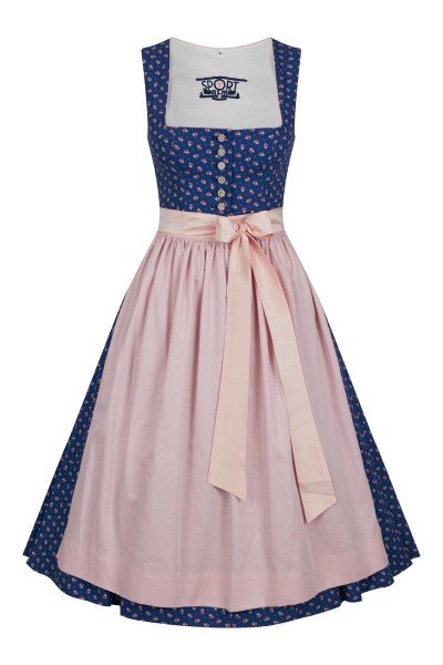 Classic dirndl with romantic floral print