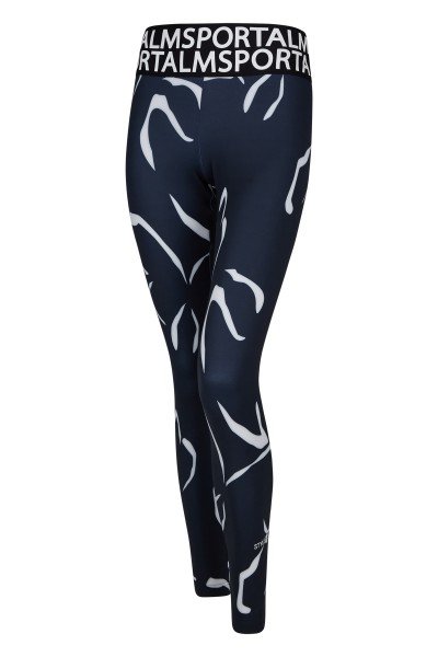 Sporty leggings with a modern graphic butterfly print