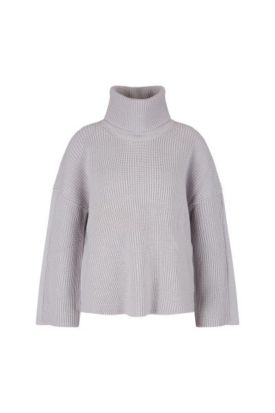 Perlfang-Pullover aus hochwertiger Wollmischung mit langen Ärmel