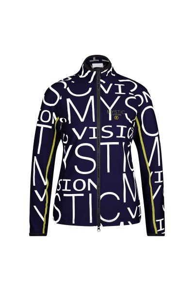 Jersey jacket with all-over wording