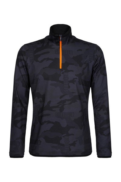 Mid-layer in tonal camouflage print