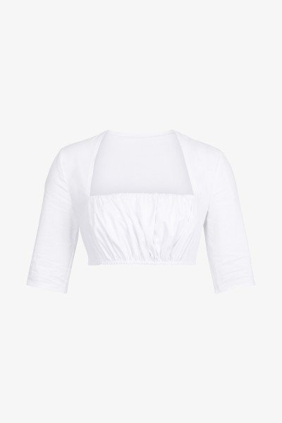 Dirndl blouse with short sleeves