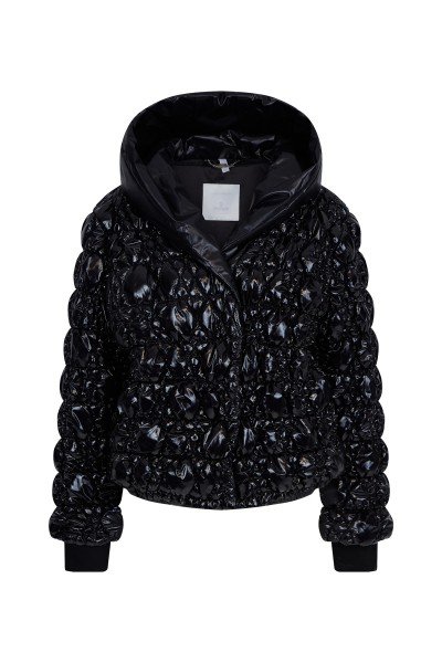 3D quilted bomber jacket