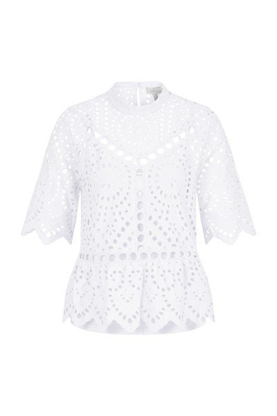 Delicate blouse made of high-quality broderie anglaise
