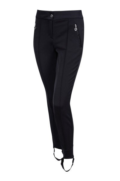  Figure-hugging wedge pants with elastic in softshell quality