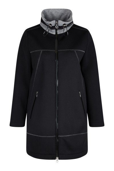 A-line coat with many innovative details