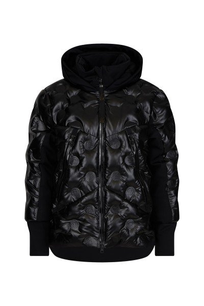 Padded outdoor jacket with Sportalm embossing