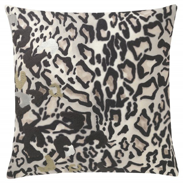 Decorative cushion cover with bouclé structure