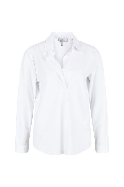 Long sleeve blouse in easy care technostretch