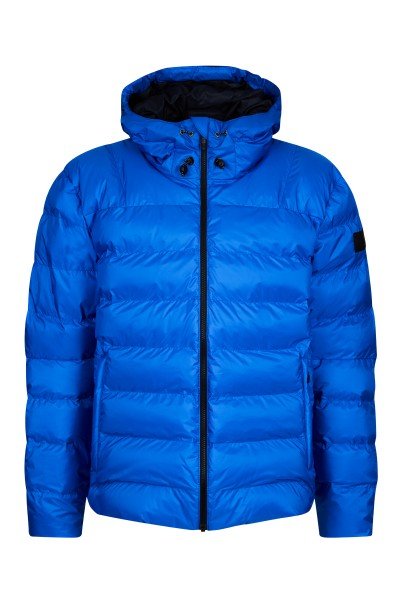 Lightweight down Jacket in fine nylon with a subtle shine