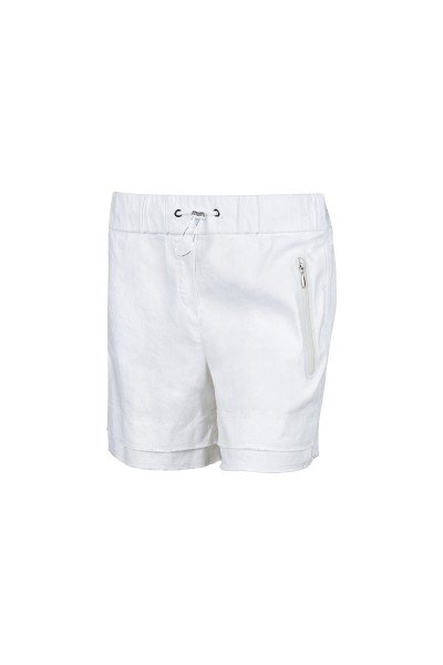 Feminine linen shorts with a cool soft wash effect