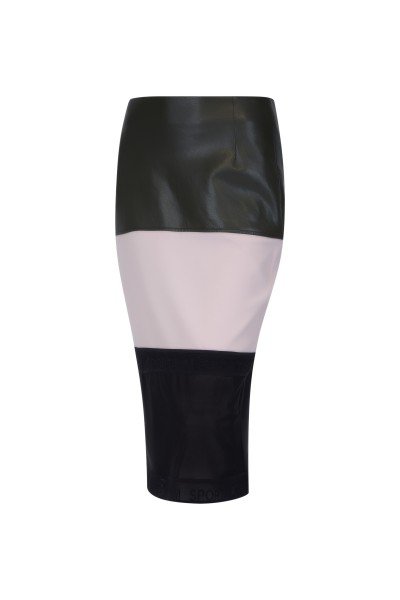Skirt in colour blocking