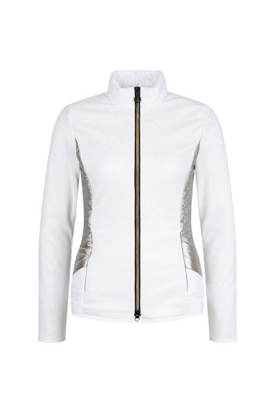  Fleece jacket with gold accents