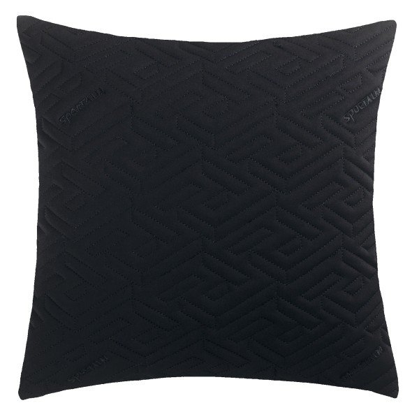 Decorative cushion cover with quilted diamond pattern