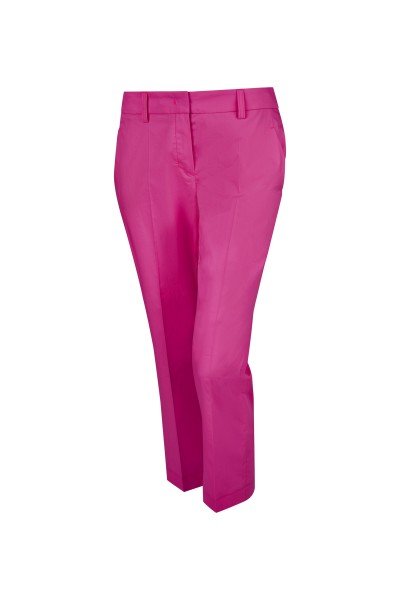 Summery 7/8 trousers with trendy neon-coloured accents