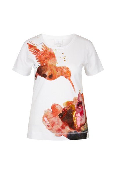T-shirt with fresh watercolor print