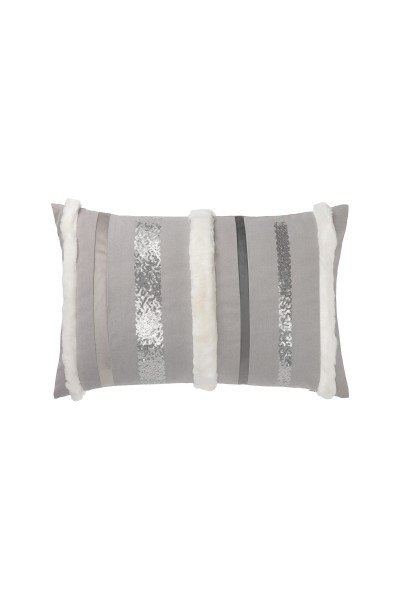  Decorative cushion cover with stripes
