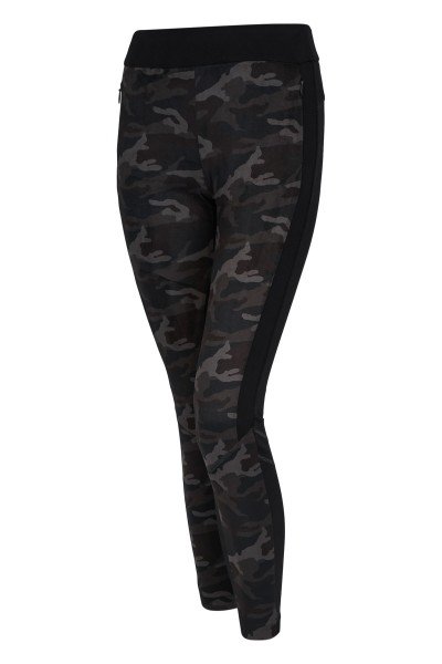 Leggings with camouflage pattern