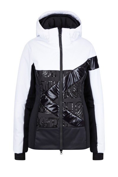 Ski jacket in a skilful mix of materials and color blocking