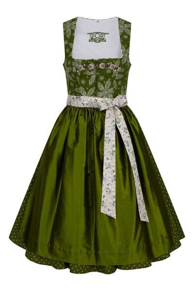 Beautiful midi dirndl with intricate embroidery