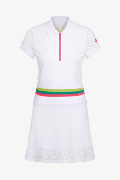 Golf dress with knitted collar