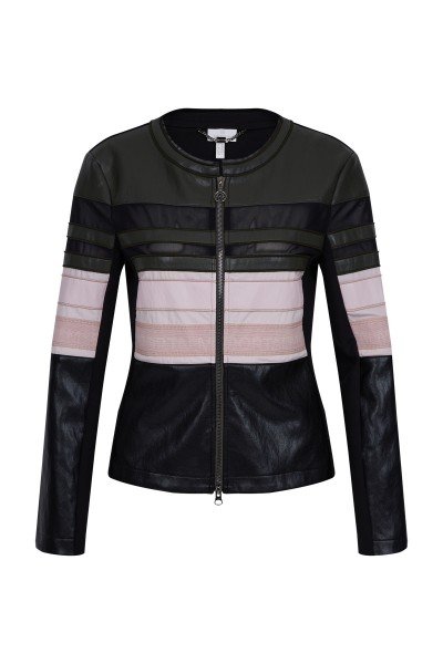 Feminine leather jacket