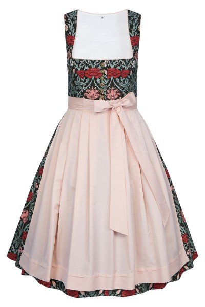 Dirndl made of high quality jacquard with apron