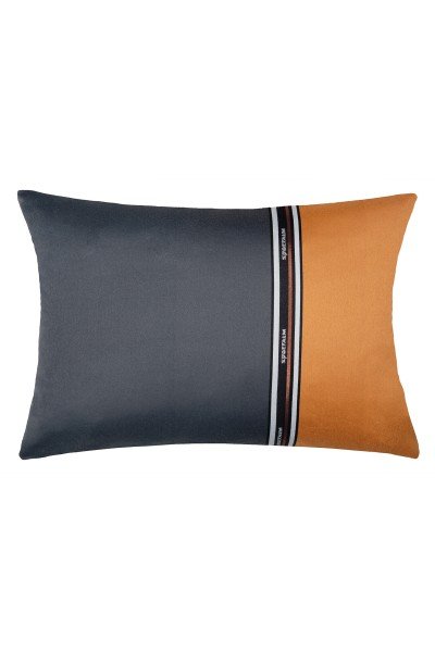 Two-tone decorative cushion cover