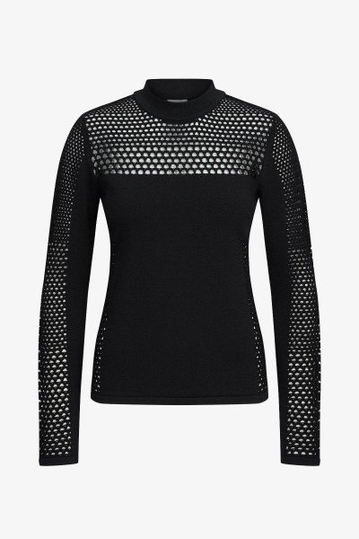 Jumper with mesh detail
