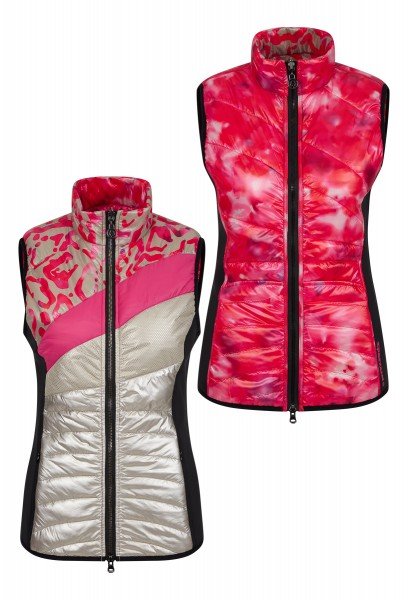 Wonderful reversible vest made of high-quality nylon