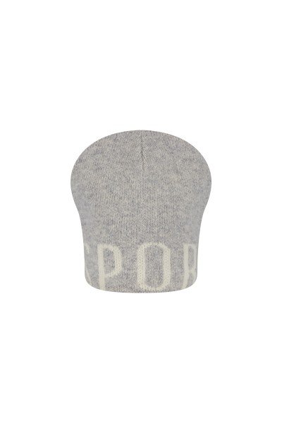 Sporty wool hat with logo
