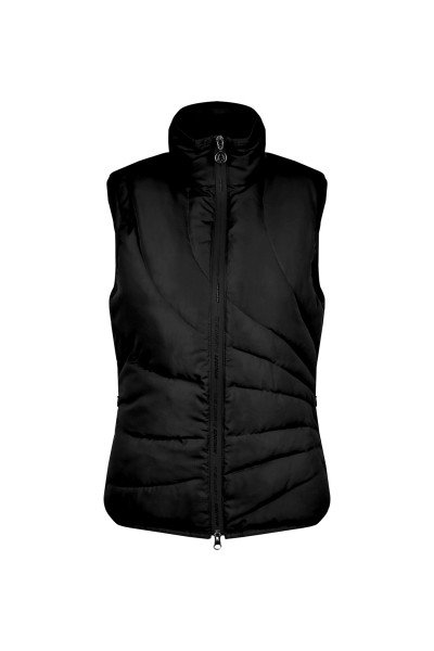 Padded waistcoat with extravagant topstitching