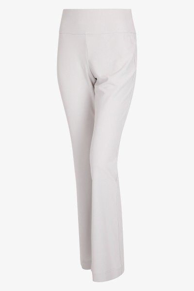 Trousers with flared leg