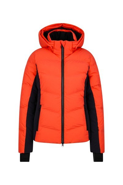 Real down jacket made of nylon fabric
