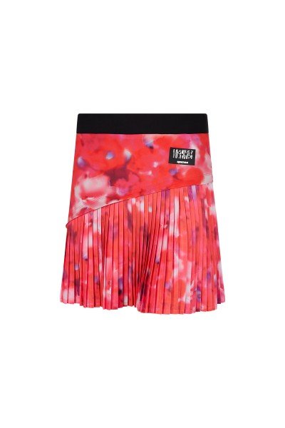 Fashionable golf skirt with pleated insert