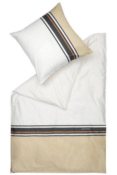 Bed linen with Sportalm logo stripes 140x200