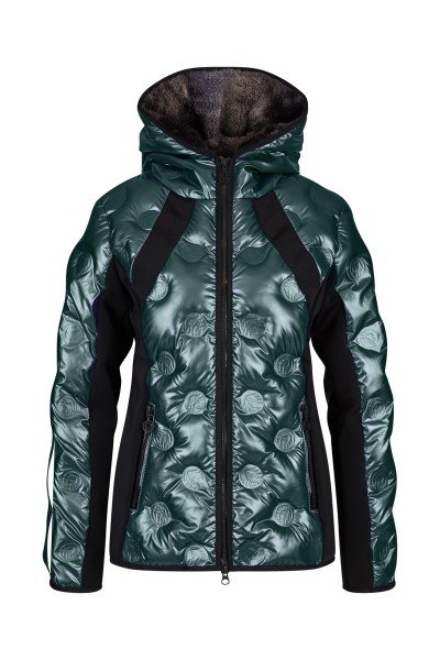 Padded ski jacket with Sportalm embossing