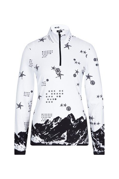 Ski second layer with allover print