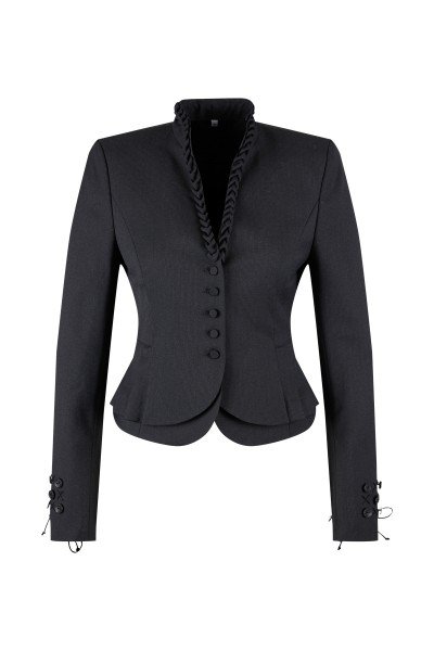Traditional costume jacket from fashion pinstripe