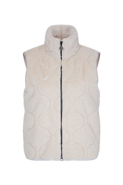 Stand-up collar vest
