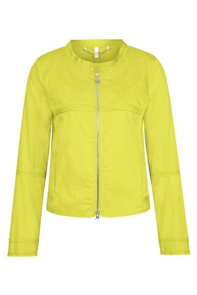 Summery, sporty jacket with open-edged details