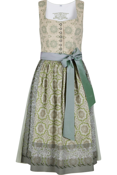Charming dirndl with heart cutout