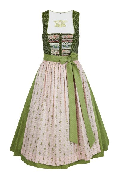 Enchanting dirndl in boho style with intricate detail on the front