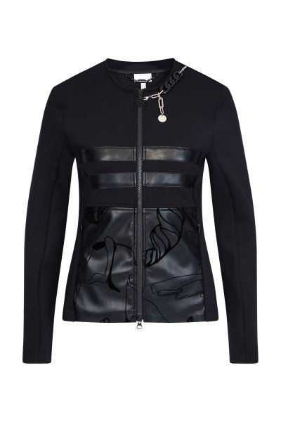 Jacket with chain detail